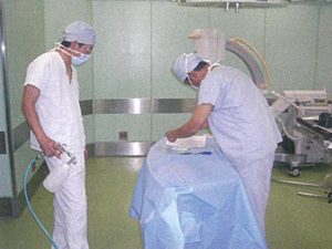 イオニアミスト　病院での施工例1
